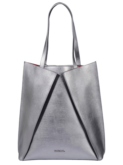 Потрясающая сумка Roeckl Zaha M - silver/red  купить с доставкой и примеркой