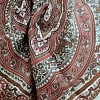 Итальянский платок Королевские пейсли 140х140 - 100% шерсть, кремовый