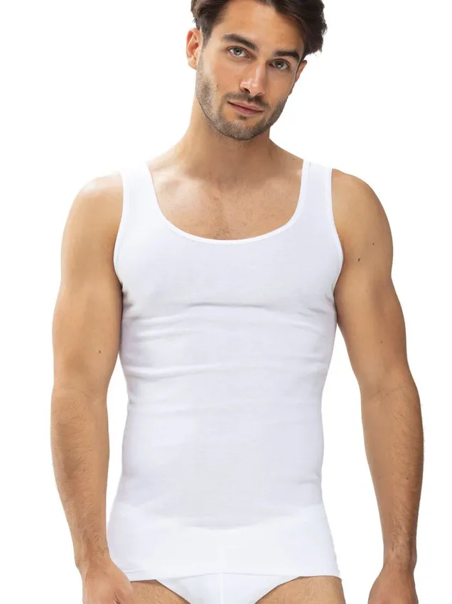 Мужская майка Mey Casual Cotton 49100 101 - белая
