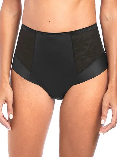 Высокие трусы брифы Fantasie Illusion 2988 - черный