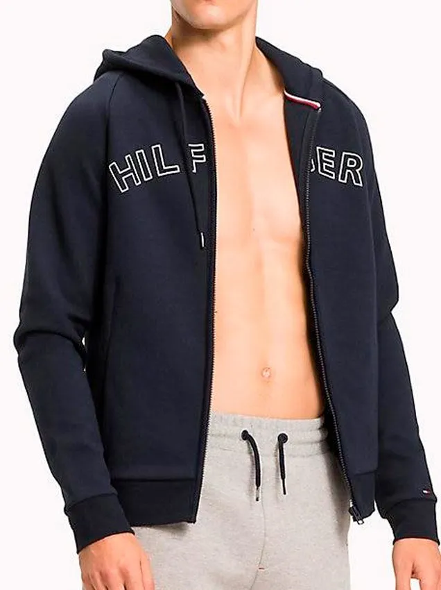 Толстовка с капюшоном Tommy Hilfiger 416 темно-синяя - вк