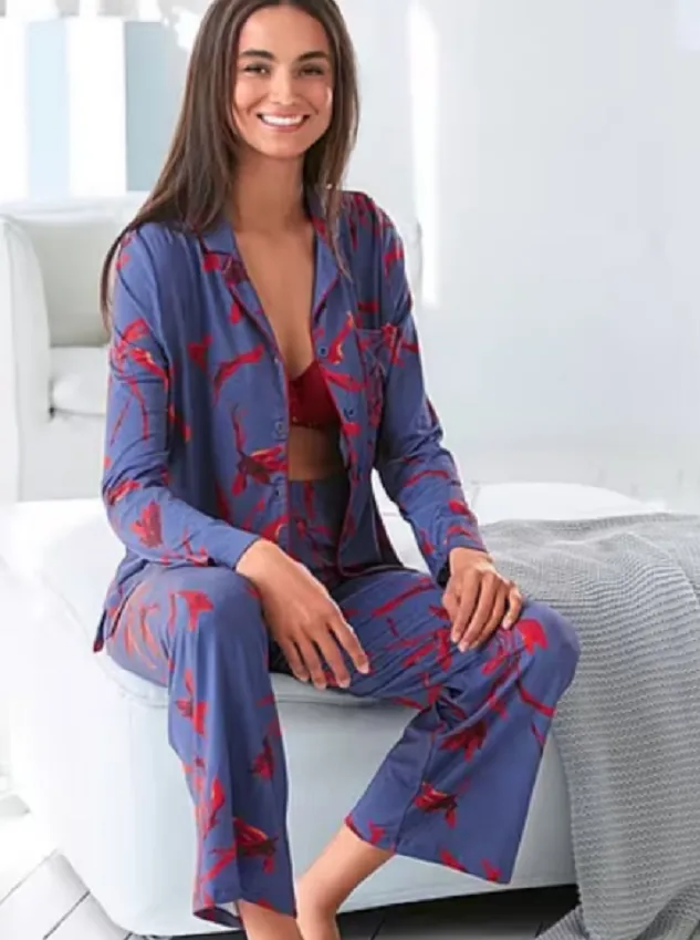 Женская пижама Mey 1240075 1724 - королевский сад Женская пижама Mey 1240075 1724 - королевский сад