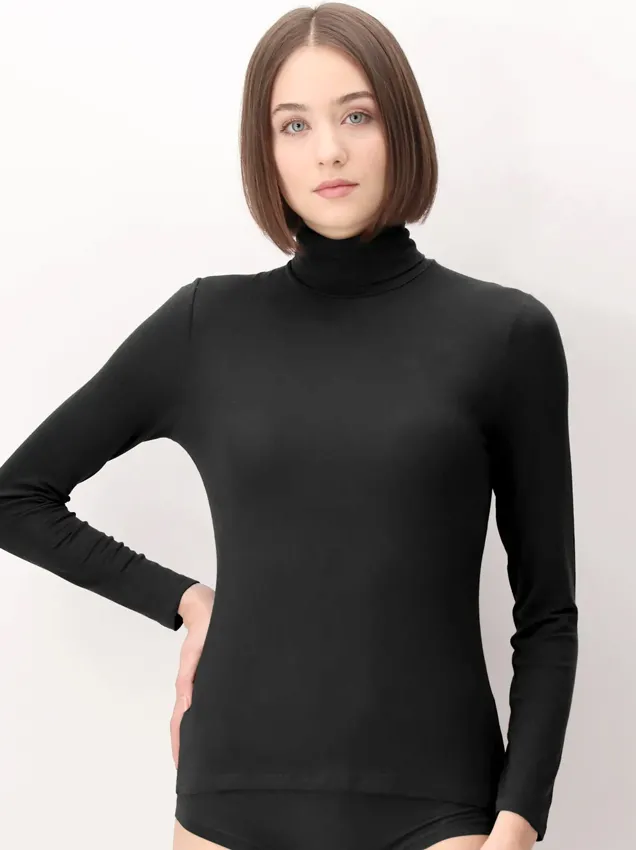 Тонкий свитер Oroblu Perfect Cashmere - black Тонкий свитер Oroblu Perfect Cashmere - black