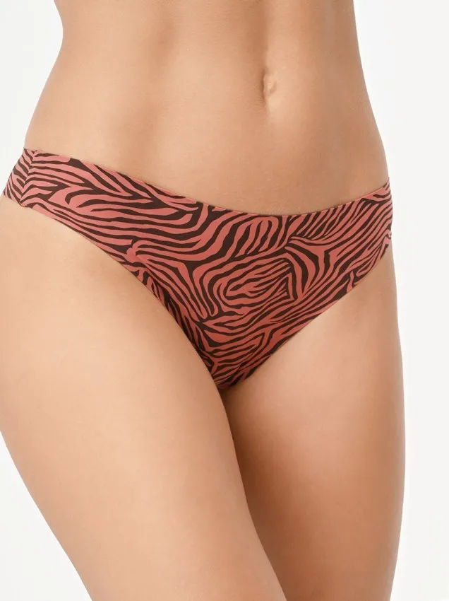 Бесшовные трусы танга Chantelle Soft stretch 11D9 на 44-50 размер 08X