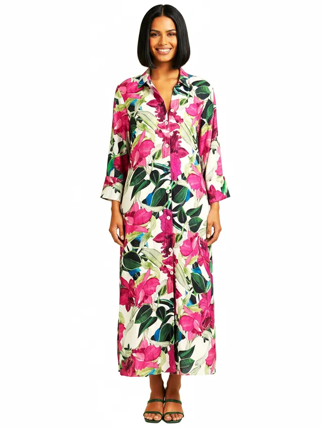 Платье-рубашка RdoSol Райский сад 6513712 