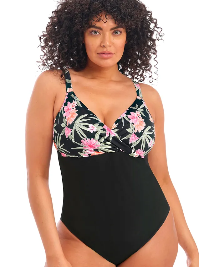 Слитный купальник Elomi Dark Tropics 800145 BLK