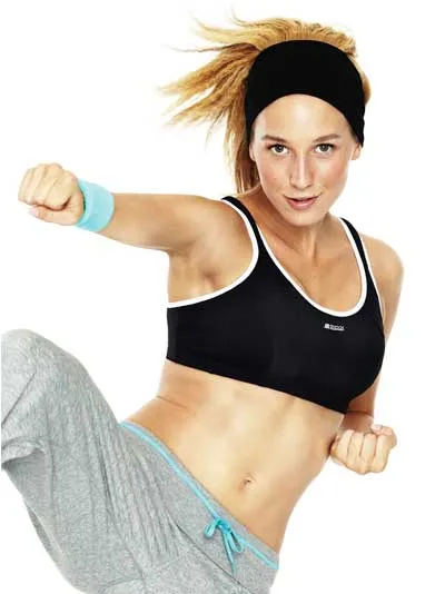 Спортивный бюстгальтер shock absorber 4490 - черный