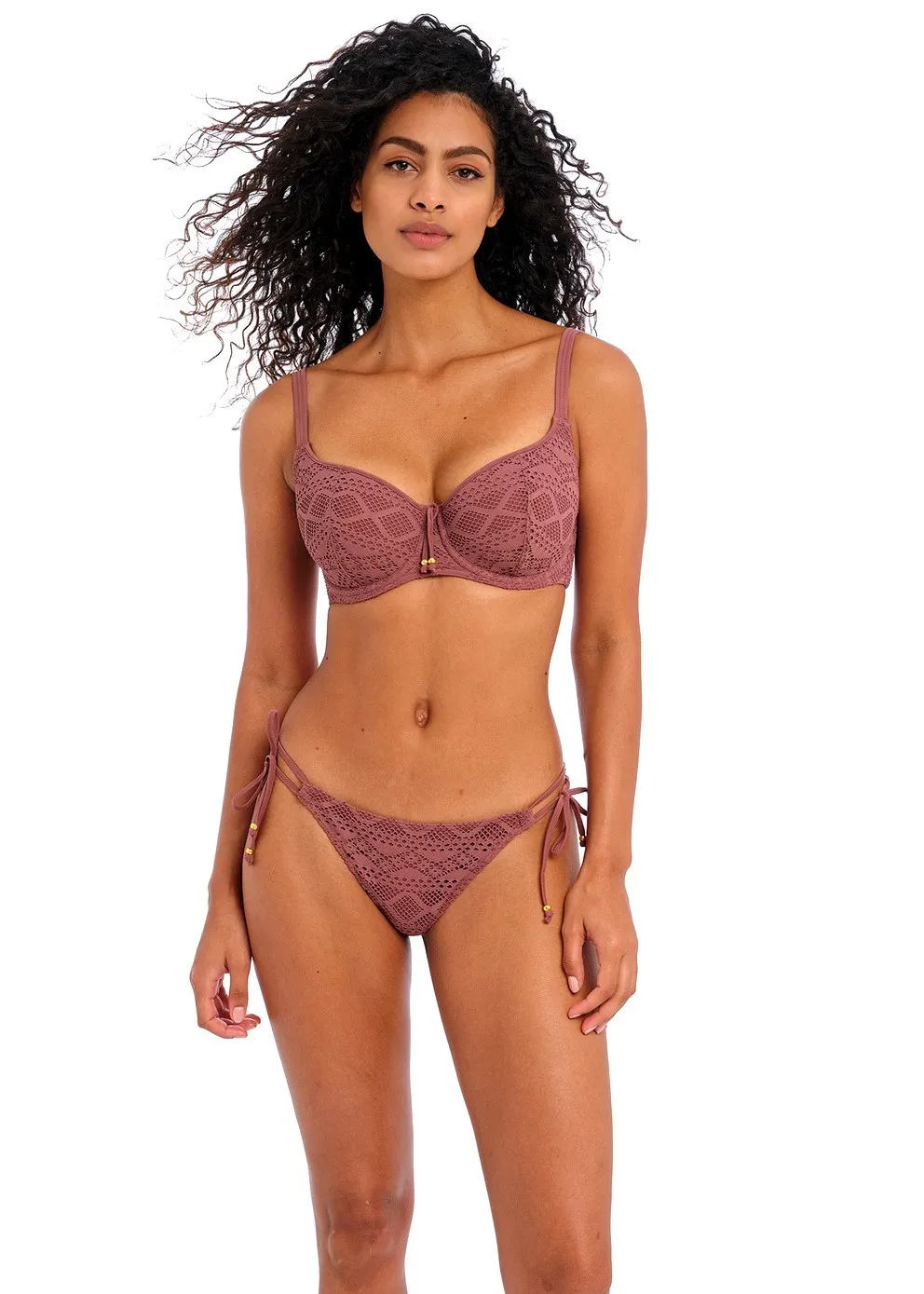 Топ с плотными чашками Freya Sundance 3970 NUG - мускатный орех #PRICE# - купить с доставкой по Москве, России, оплата при получении