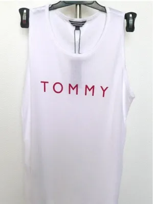 Белая майка без рукавов Tommy Hilfiger 105