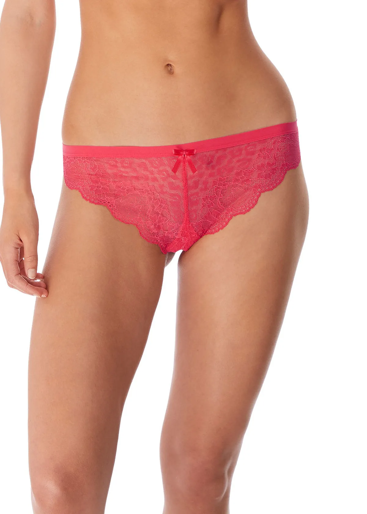Кружевные трусики Freya Fancies 1017 SCL коралл #PRICE# - купить с доставкой по Москве, России, оплата при получении