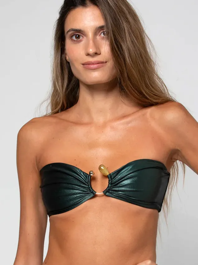 Верх купальника бандо Beliza EMY Shiny Emerald