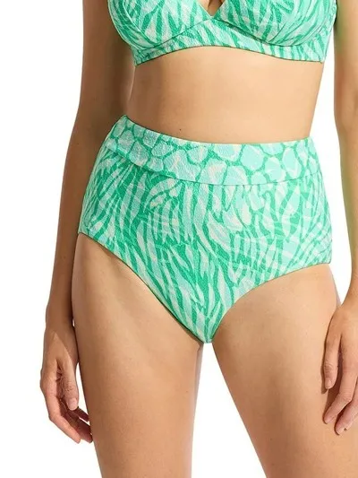 Высокие плавки Seafolly Animal Instinct 40558-076 - aruba blue