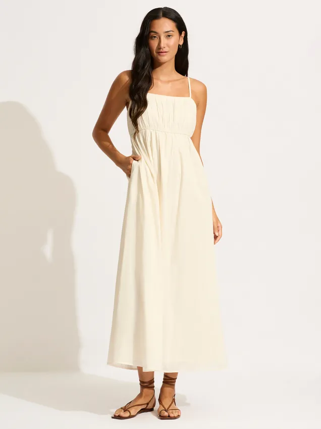 Платье на бретелях Seafolly Piped 55416 ecru Платье на бретелях Seafolly Piped 55416 ecru