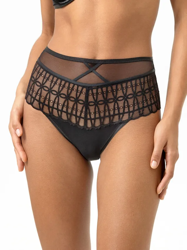 Высокие трусы Mey Captivating - черные