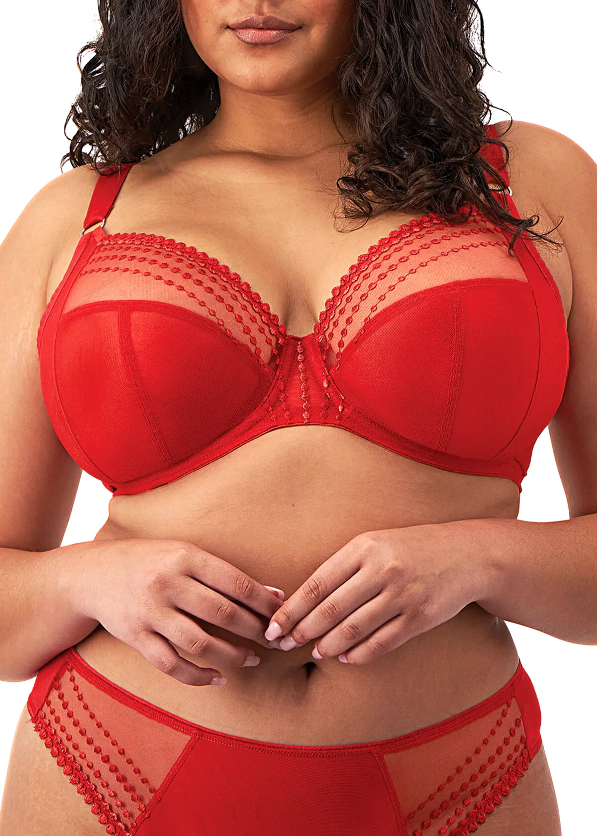 Бюстгальтер для большой груди Elomi Matilda 8900 HAD красный арт. 8722 #PRICE# - купить с доставкой по Москве, России, оплата при получении