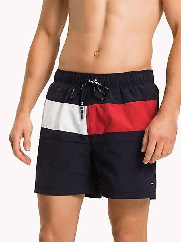 Пляжные шорты Tommy Hilfiger Флаг - синие - вк