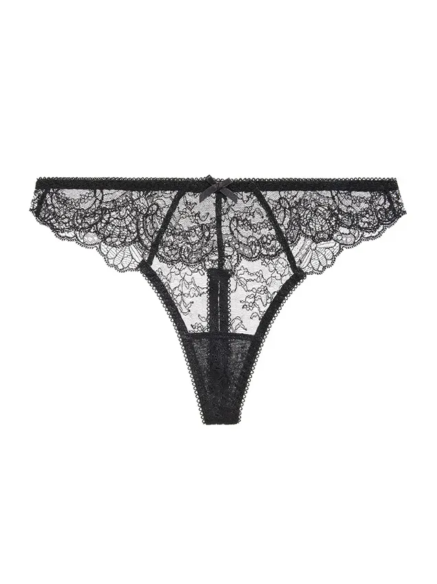 Трусы танга Aubade Danse Des Sens OG26 чёрные