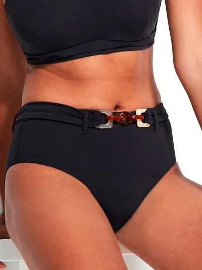 Высокие плавки Seafolly Belize 40679-927 - черные