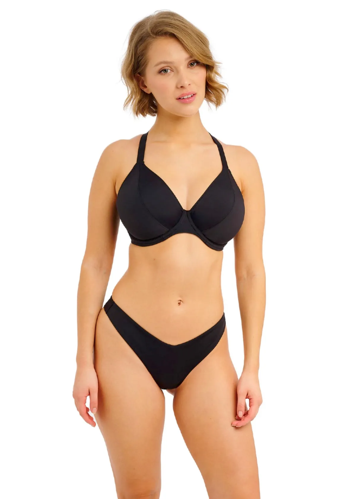 Плавки бразильяна Freya Jewel Cove 7224 PLK - чёрные #PRICE# - купить с доставкой по Москве, России, оплата при получении