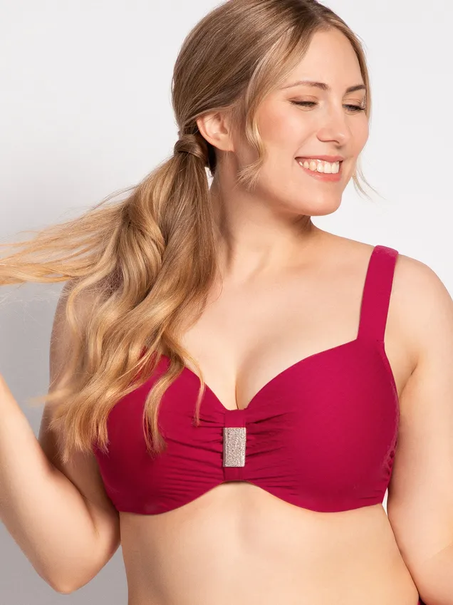 Верх купальника Ulla Сен-Тропе 91-22 брусника