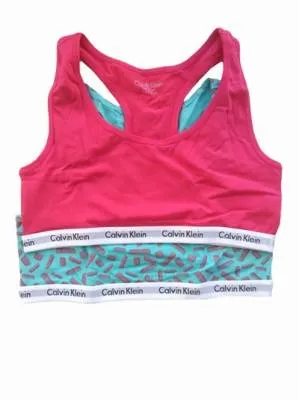 Бюстгальтер для девочек Calvin Klein 487 - упаковка 2 шт Бюстгальтер для девочек Calvin Klein 487 - упаковка 2 шт