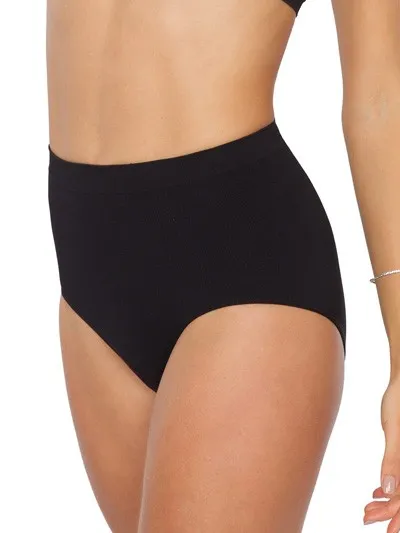 Высокие корректирующие трусы Plie 50071 - black  