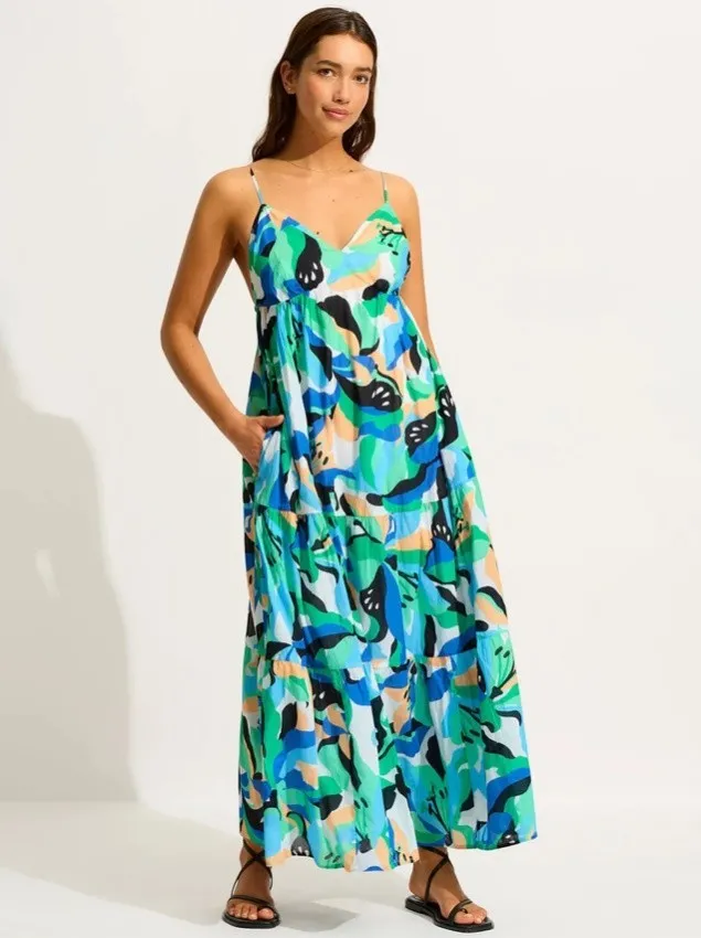 Пляжное платье Seafolly Рио - jade 