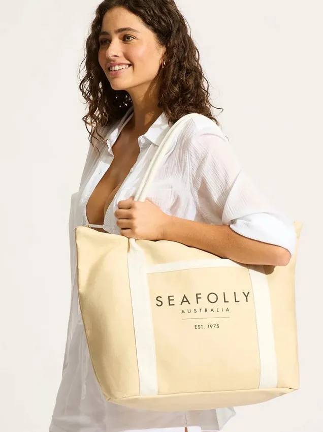 Сумка Seafolly пляжная канвас - sand