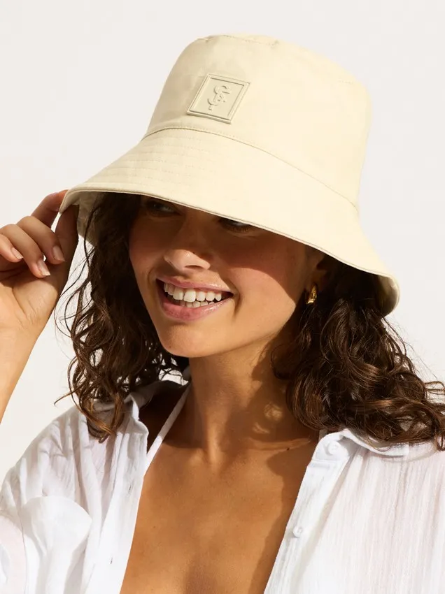 Шляпа панама Seafolly из хлопка 72134
