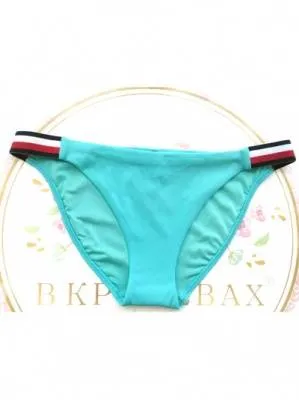 Плавки купальника Tommy Hilfiger 927 голубые - открытые купить