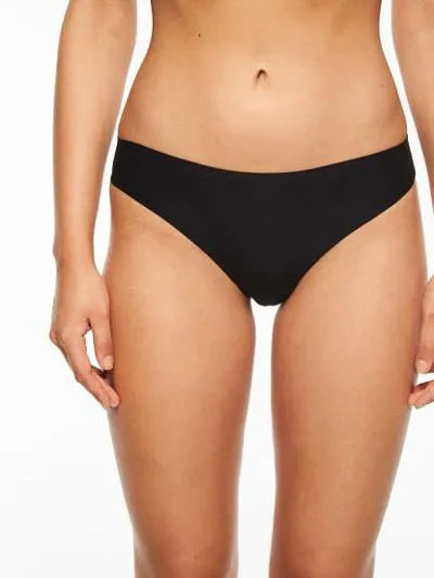 Бесшовные трусы танга Chantelle Soft stretch 2649 на 44-50 размер - 011 черный