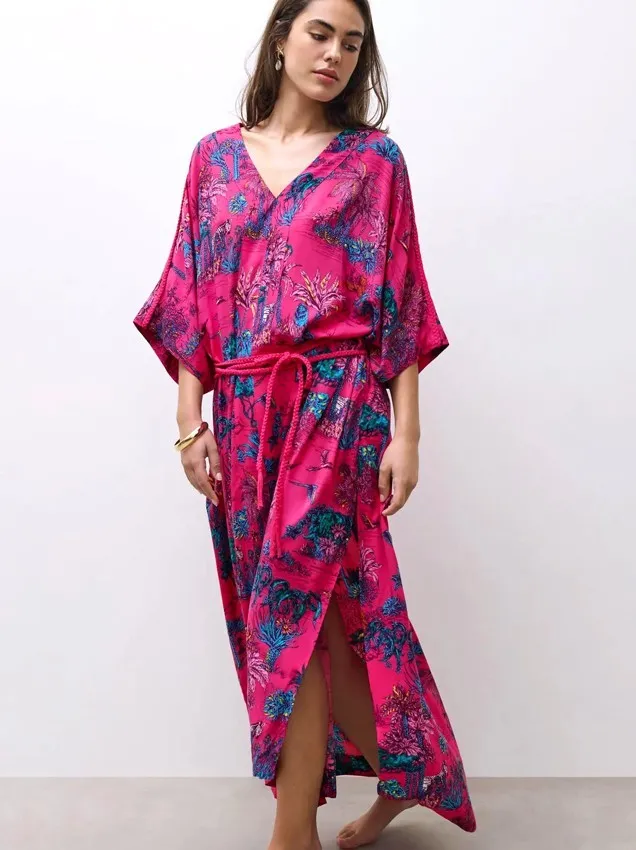Длинное платье Chantelle Influence C18RW1 A10 - розовое 