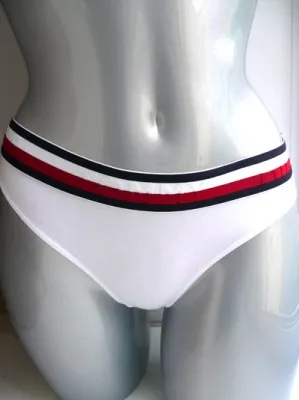 Классические хлопковые трусики Tommy Hilfiger белые