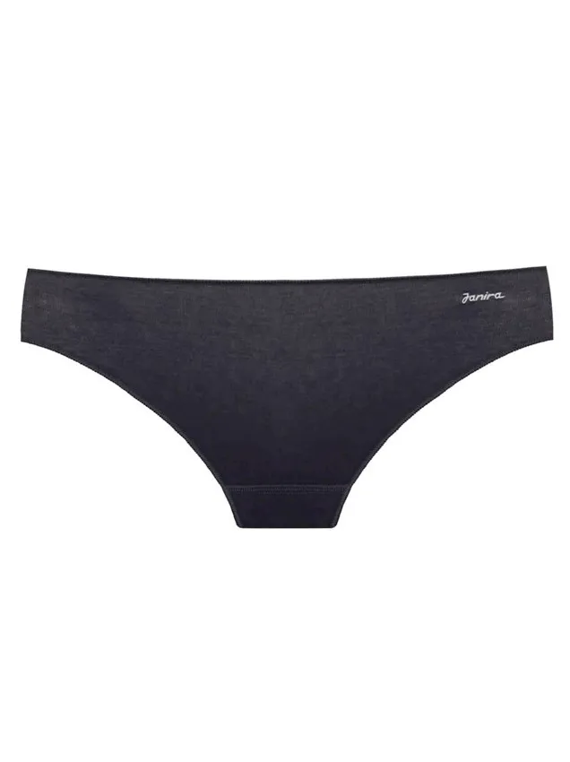 Хлопковые трусики Janira Perfect Day Cotton МИНИ 002 - чёрные