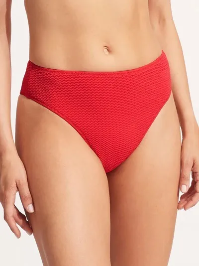 Высокие плавки Seafolly Sea Dive 40609-861 - chilli red