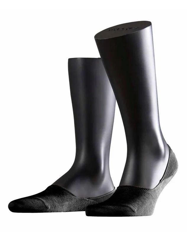 Хлопковые подследники "невидимки" Falke Step black - вк