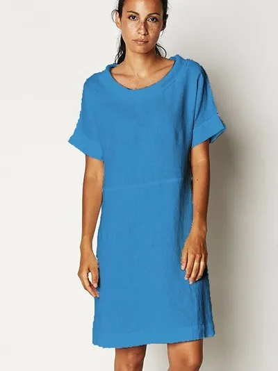 Платье La Fabbrica Del Lino 904 214 - морской 