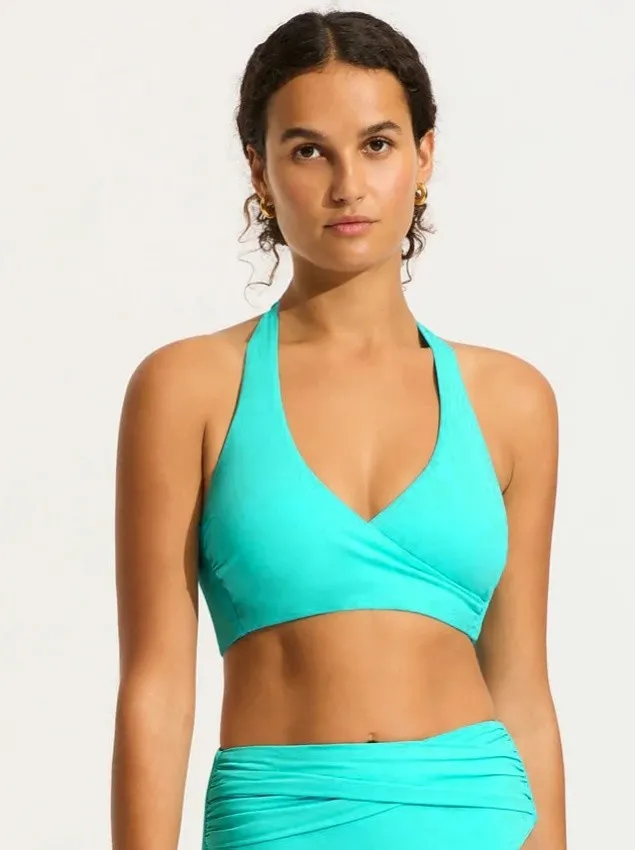 Топ купальника Seafolly для большой груди 31495DD 942 - акватик
