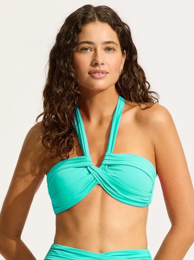 Топ-хальтер купальника Seafolly 33816 942 - акватик