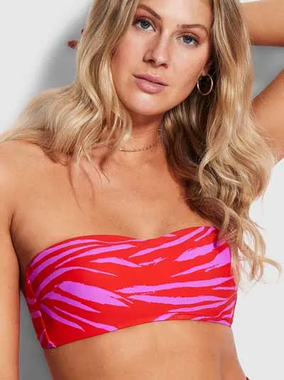 Бандо Seafolly Skin Deep 30877-940 - красный мандарин Бандо Seafolly Skin Deep 30877-940 - красный мандарин