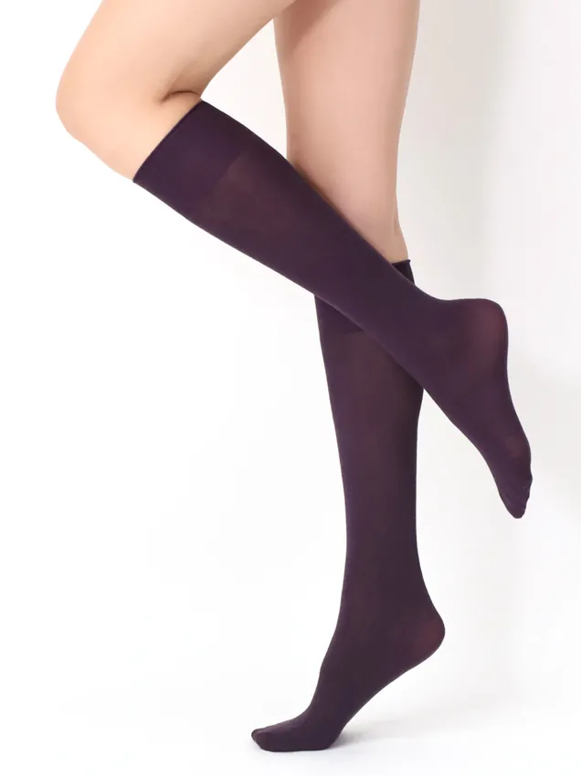 Гольфы с кашемиром Oroblu Cheryl deep violet Гольфы с кашемиром Oroblu Cheryl deep violet