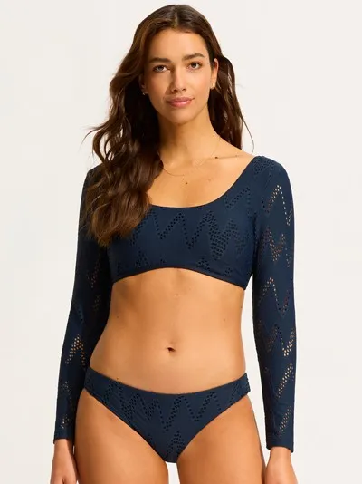Купальный топ Seafolly Chiara 60289-093 - true navy