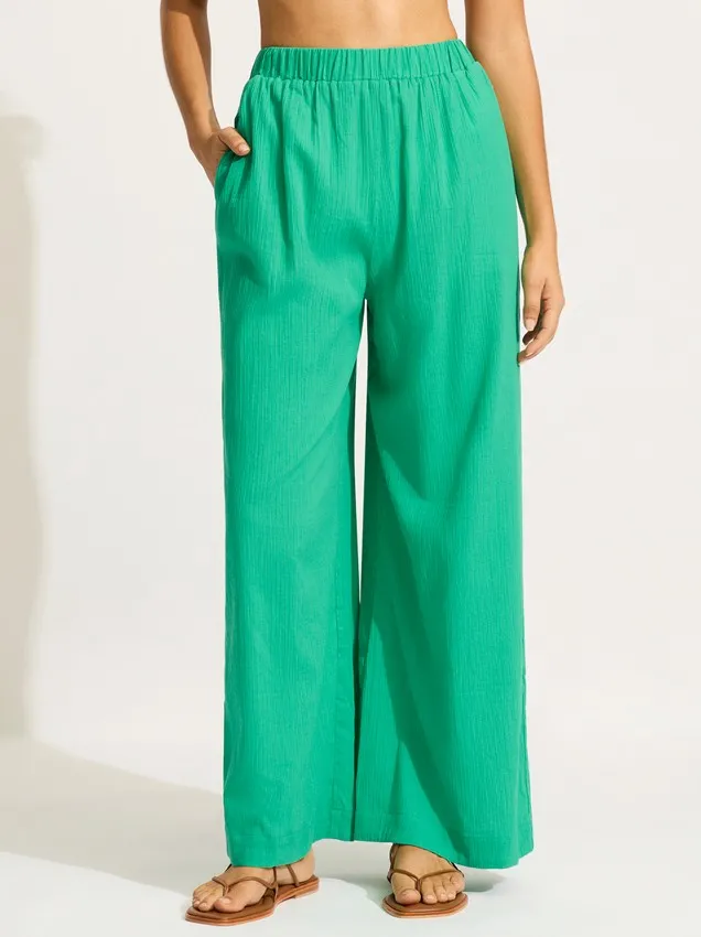 Брюки Seafolly Crinkle 55430 - Jade 