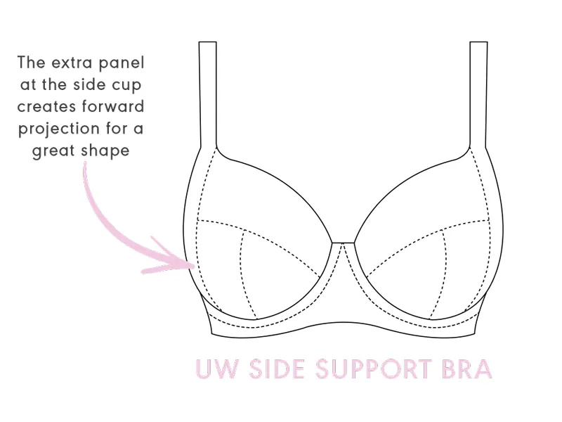 Бюстгальтер UW SIDE SUPPORT BRA Бюстгальтер с боковой поддержкой