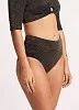 Высокие плавки Seafolly Poolside 40673-959 - сепия