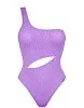 Слитный купальник Watercult 8072209 Textured Basics лаванда