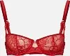 Балконет demi bra Chantelle Segur 2155 - красный