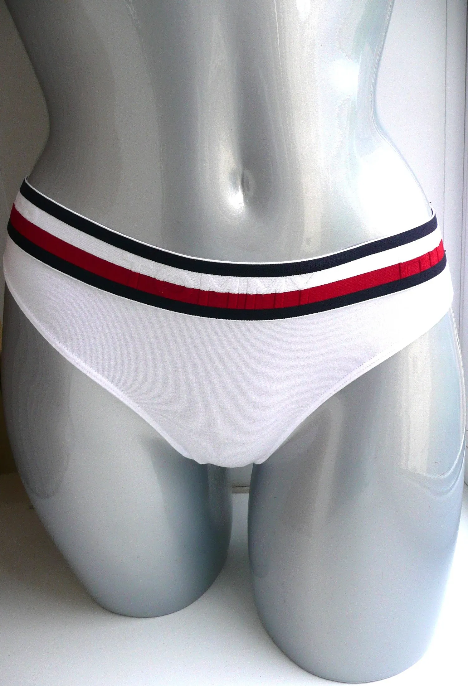 Классические хлопковые трусики Tommy Hilfiger белые #PRICE# - купить с доставкой по Москве, России, оплата при получении