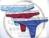 Трусы танга  Tommy Hilfiger - упаковка 3 шт - синий, красный, голубой