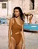 Слитный купальник Watercult 8072209 Textured Basics корица